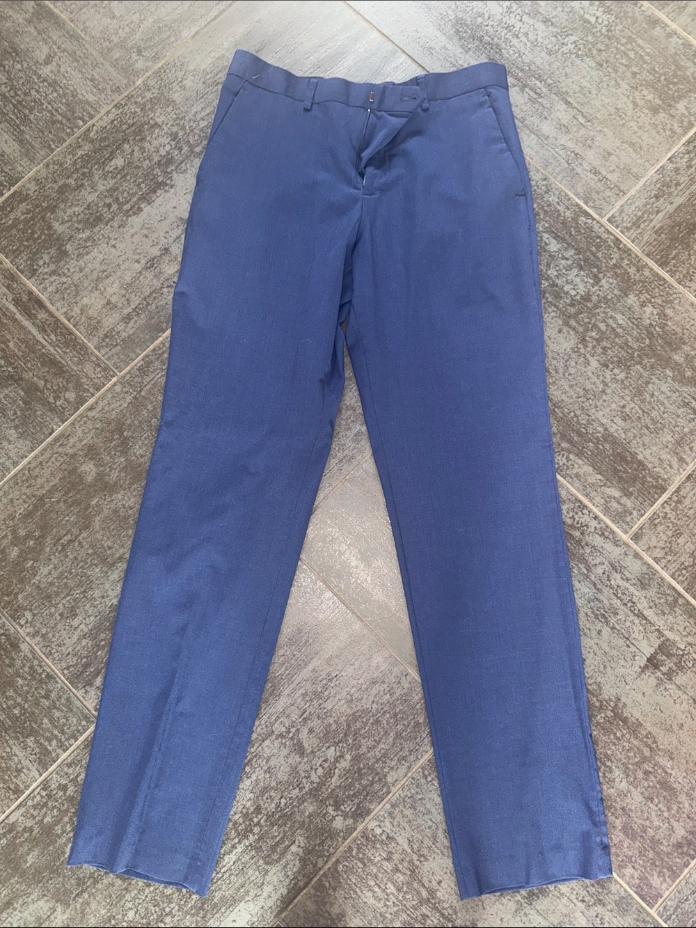 Men's Classic Blue Dress Pants